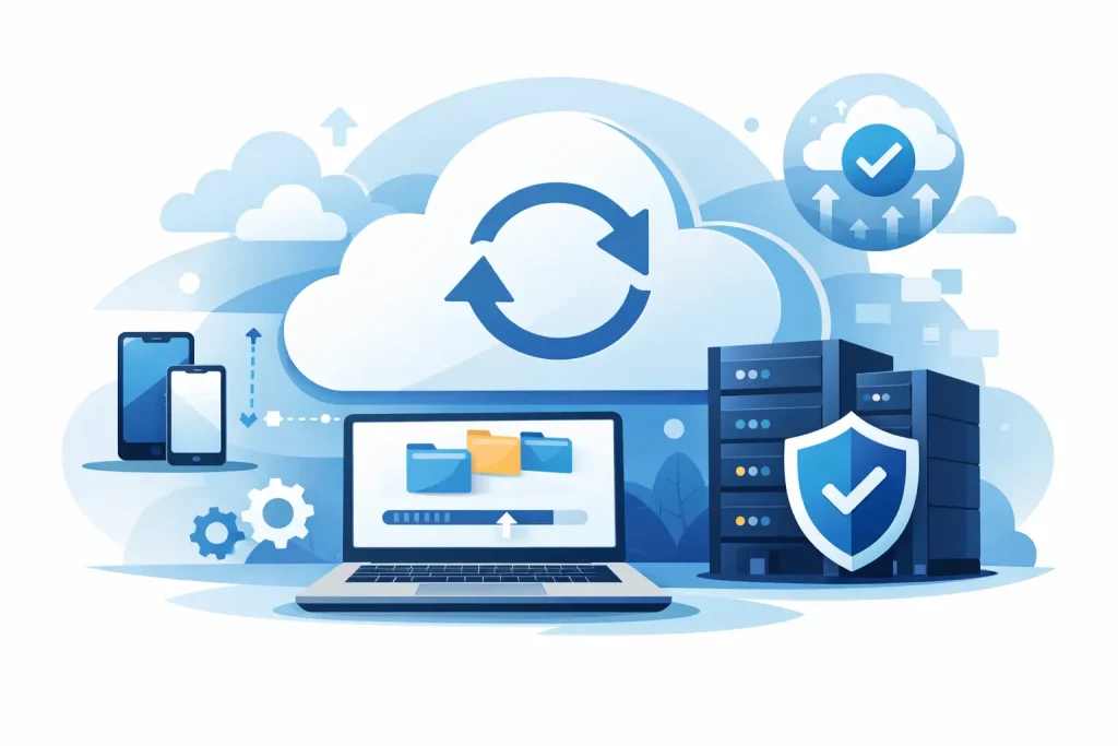 Backup automático em nuvem sem falhas