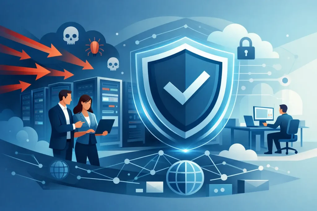 Proteção DDoS para empresas sem parar operação