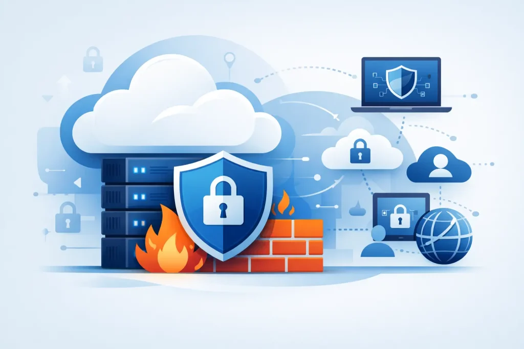 Como configurar firewall virtual cloud