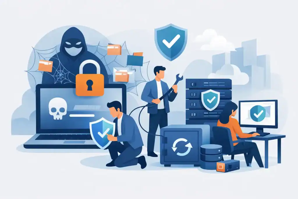 Case de recuperação de ransomware na prática
