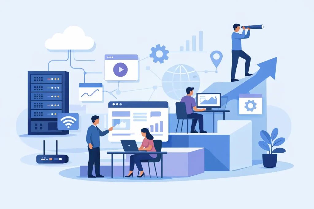 Infraestrutura para agência digital que escala