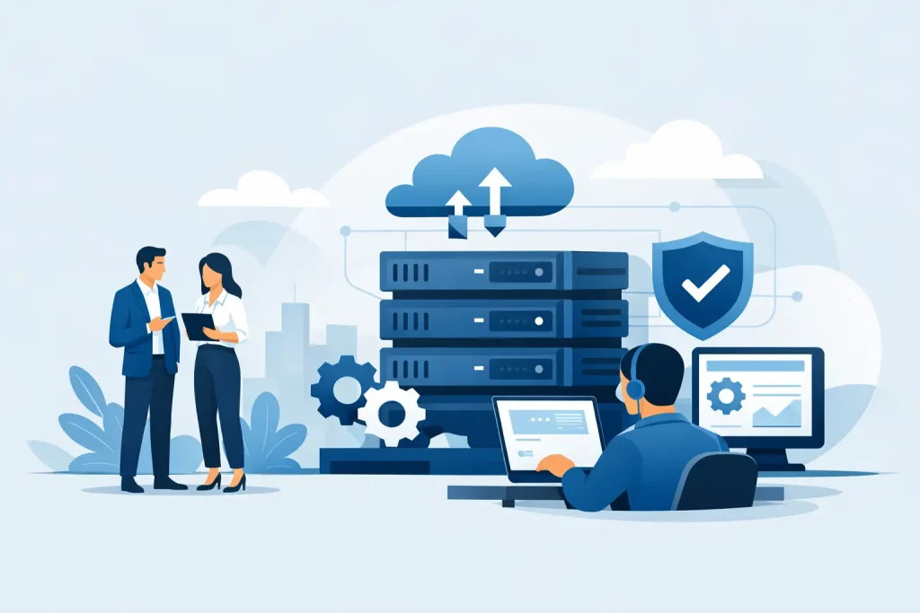Quando o hosting gerenciado vale para empresas